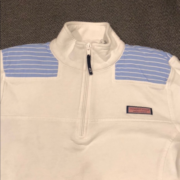 Vineyard Vines Tops - White Vineyard Vines quarter zip